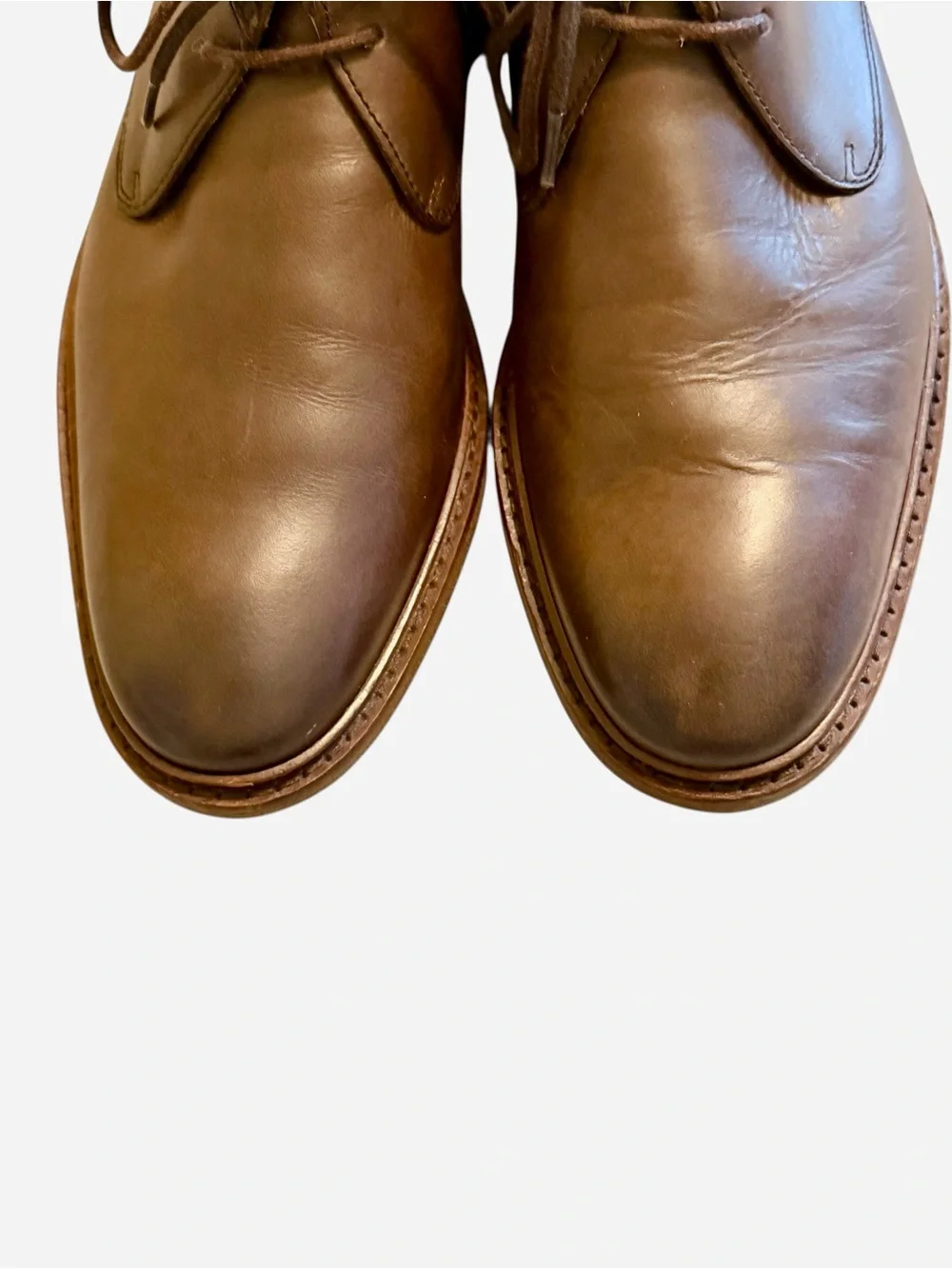 Cole Haan C28479 Men’s Brown Leather Chukka Boots Plain Toe Size 9M